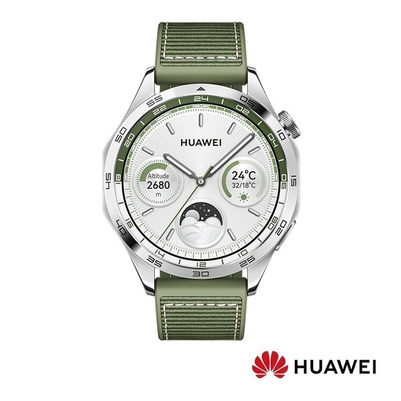 HUAWEI WATCH GT4 46MM時尚款-雲杉綠WATCH-GT4-46MM-PNX-B19-GREEN