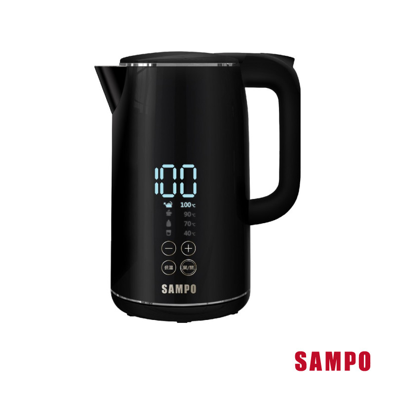 聲寶1.7L SUS316 智能溫控顯示快煮壺KP-CG17M